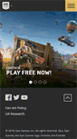 Mobile Screenshot of epicgames.com