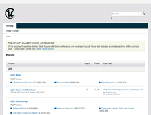 Tablet Screenshot of forums.epicgames.com
